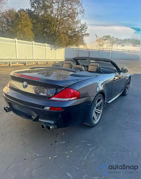 2010 BMW M6 z USA, uszkodzony, nr VIN WBSEK9C58ACY80384